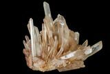Tangerine Quartz Crystal Cluster - Madagascar #112814-3